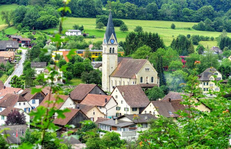 Die Kirche von Kleinlützel