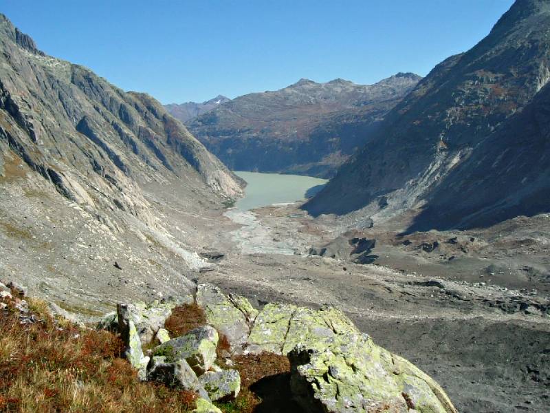 Blick zurück zum Grimselsee