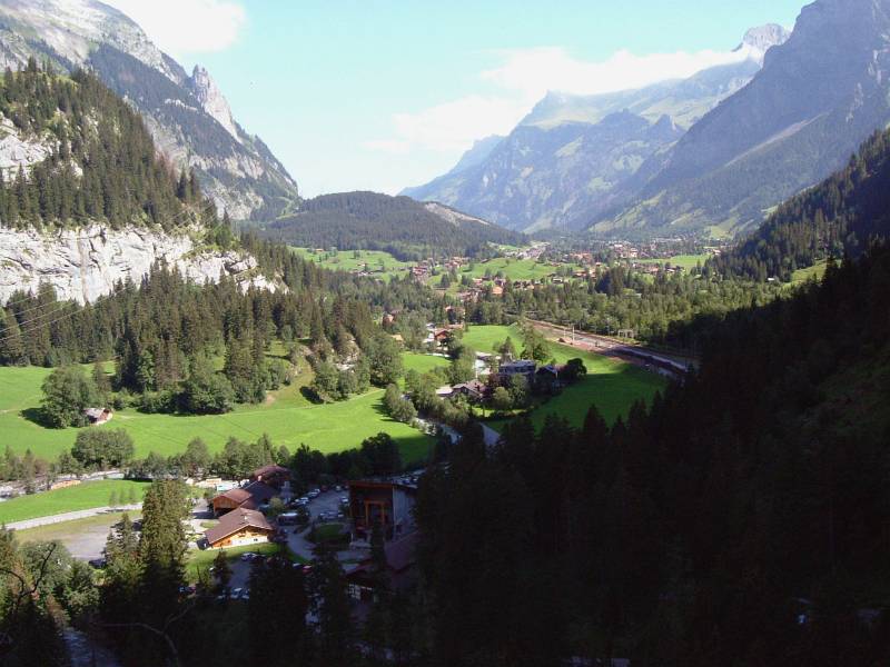 Blick Richtung Kandersteg