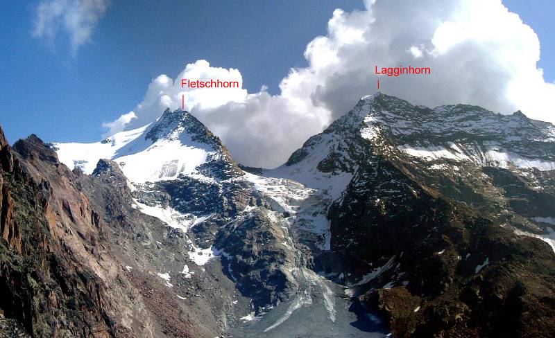 Die Nachbarn, Fletschhorn und Lagginhorn