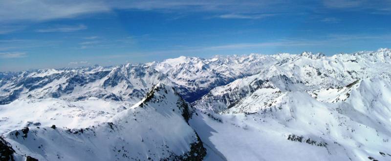 Panorama von Pizzo Centrale Nord