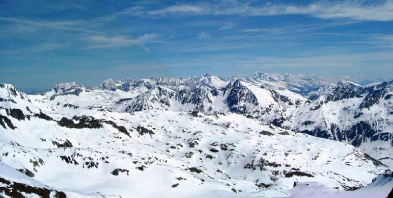 Panorama von Pizzo Centrale Nord