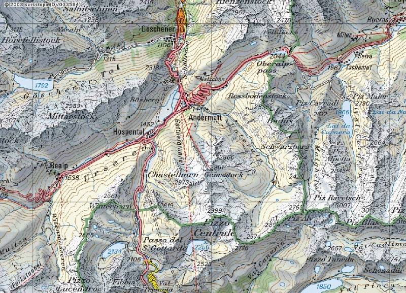 Ueberblick der Region