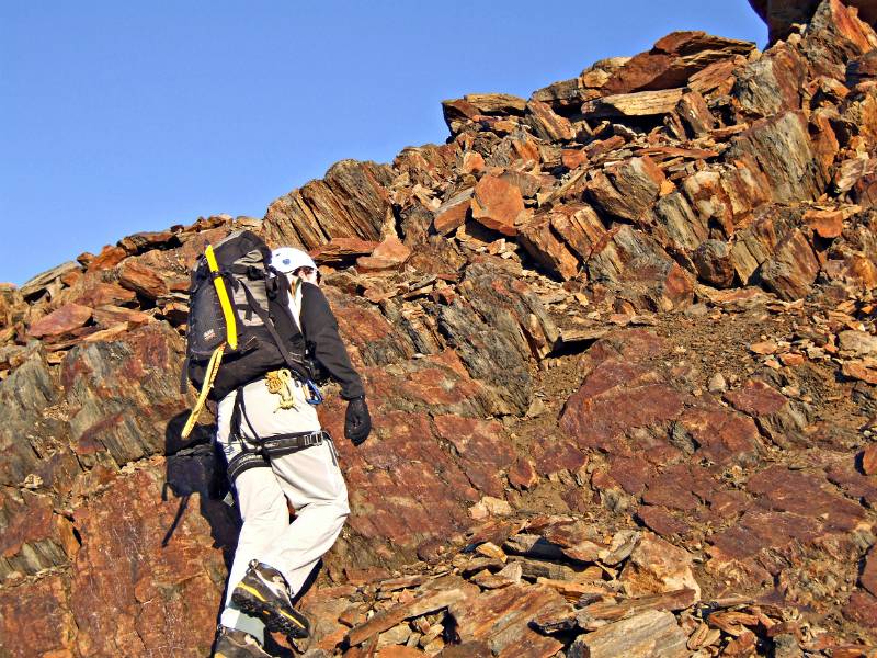 Uber die roten Felsen