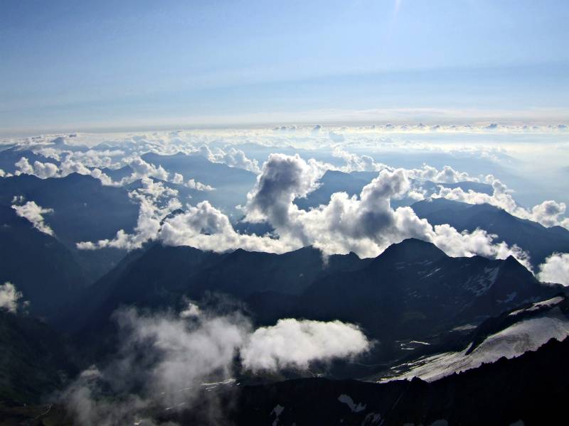 Italienische Wolken im Morgenlicht