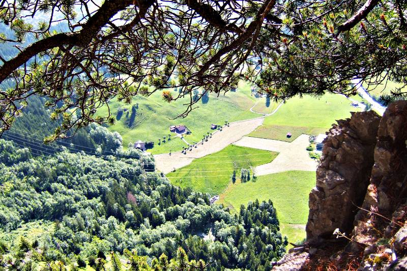 Blick vom oberen Teil