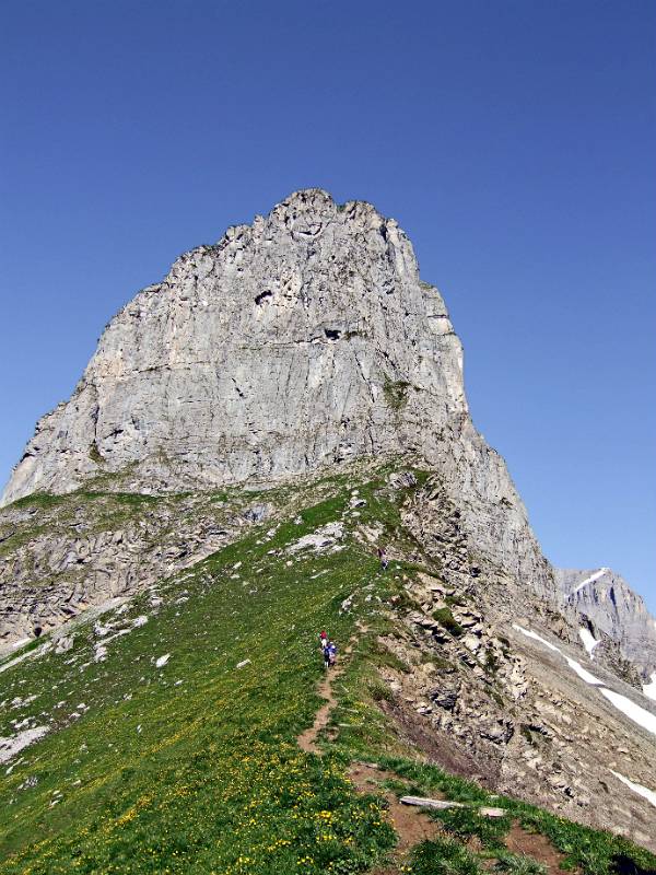 Zustieg auf Gumengrat und erster Abschnitt von Klettersteig