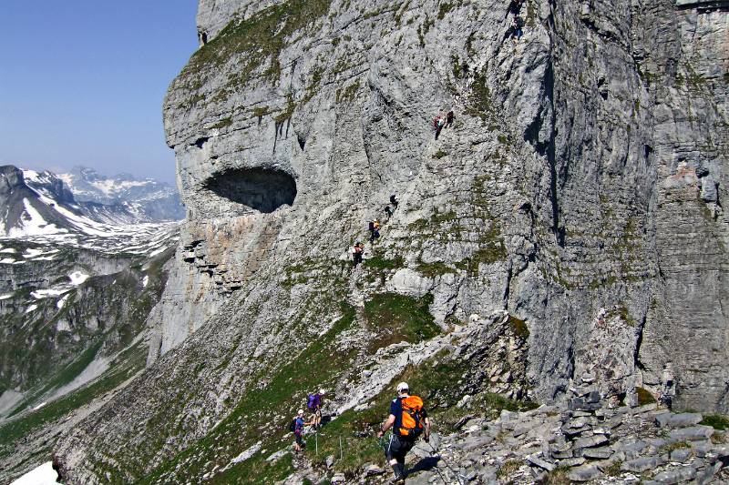 Am Start von zweiten Abschnitt