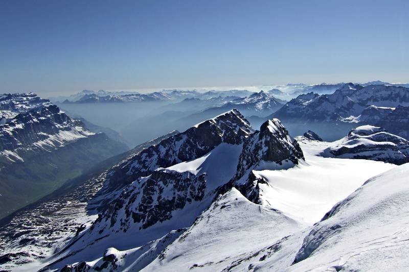 Gemsfairenstock. Blick vom Clariden