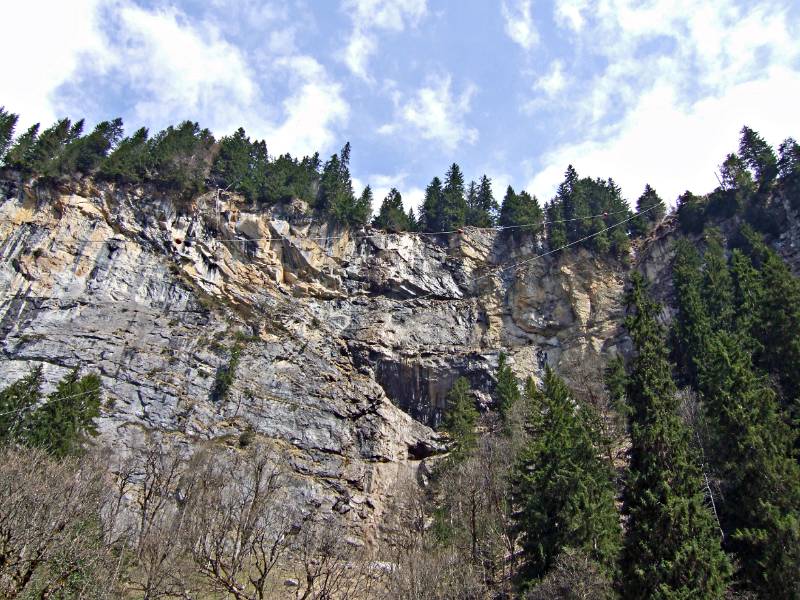 Blick vom Parkplatz Tschingel, 1159m