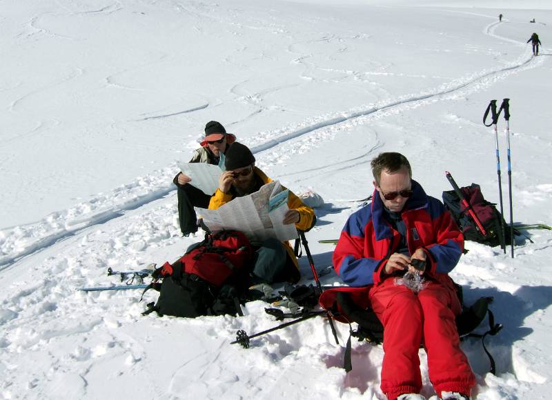 Pause, Basodino Gletscher