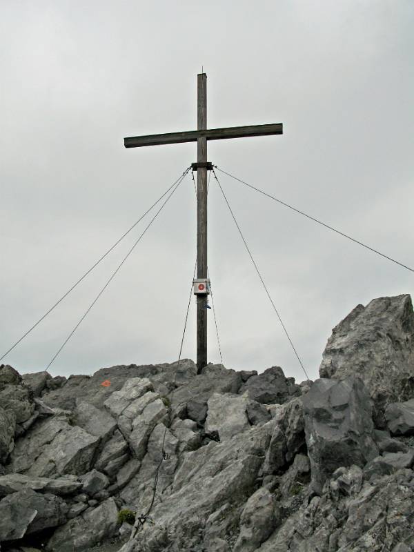 Gipfelkreuz von Rigidalstock