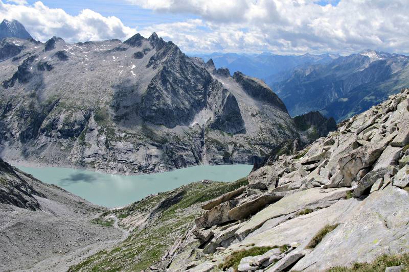 Albignasee vom Casnilpass aus