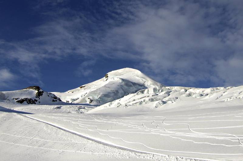 Allalinhorn: das Ziel ist vorne