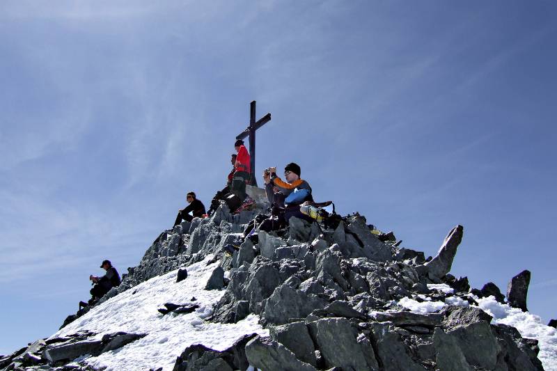 Gipfel vom Allalinhorn