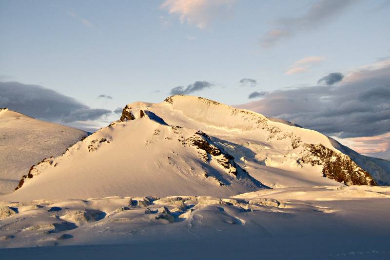 Strahlhorn im Morgenlicht