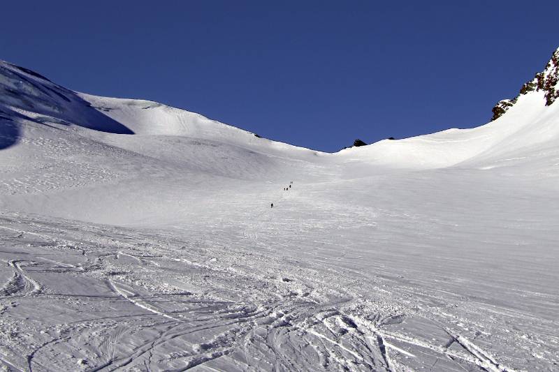 Allalingletscher und Adlerpass