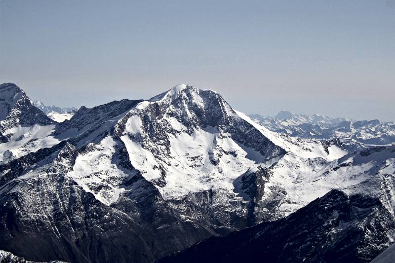 Weissmies vom Strahlhorn aus