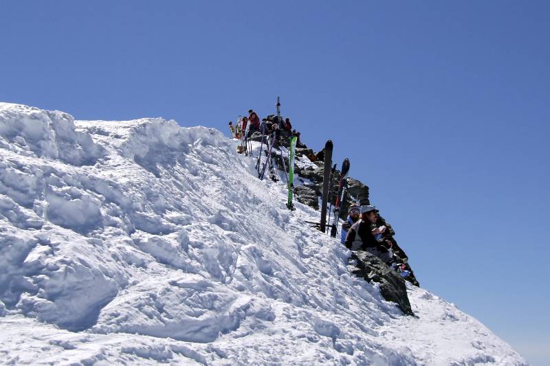 Der Gipfel von Strahlhorn