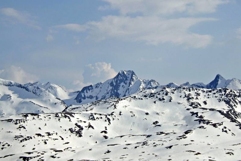 Pizzo Rotondo? von Albert Heim Huette aus