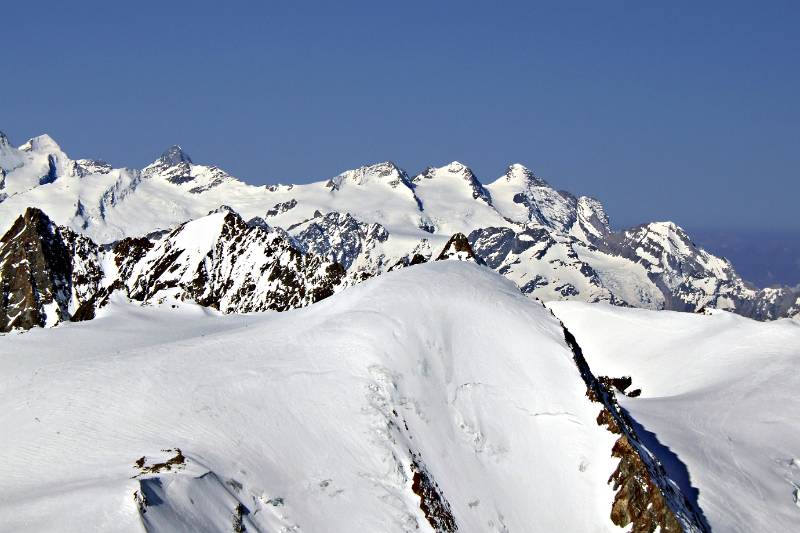 Gwaechtenhorn und Berner Alpen