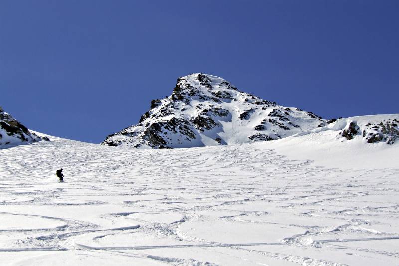 Fluela Wisshorn vom Joeri Gletscher