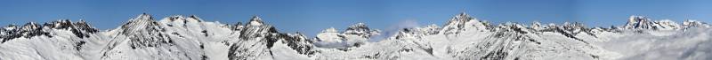 Panorama von Piz Maler