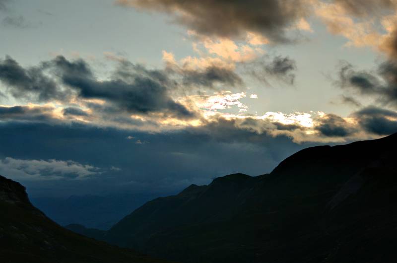 Abend in Binntalhütte