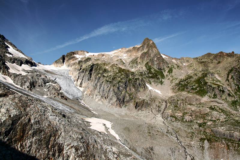 Giglistock, die Skitourroute ist gut zu sehen