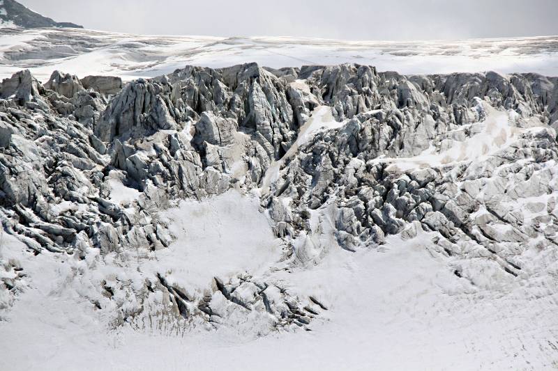 Die Spalten von Steingletscher