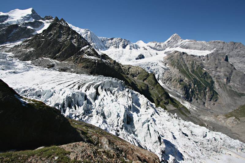 Die Salten von Obers Ischmeer Gletscher. Wirklich sehr beeindruckende Berglandschaft