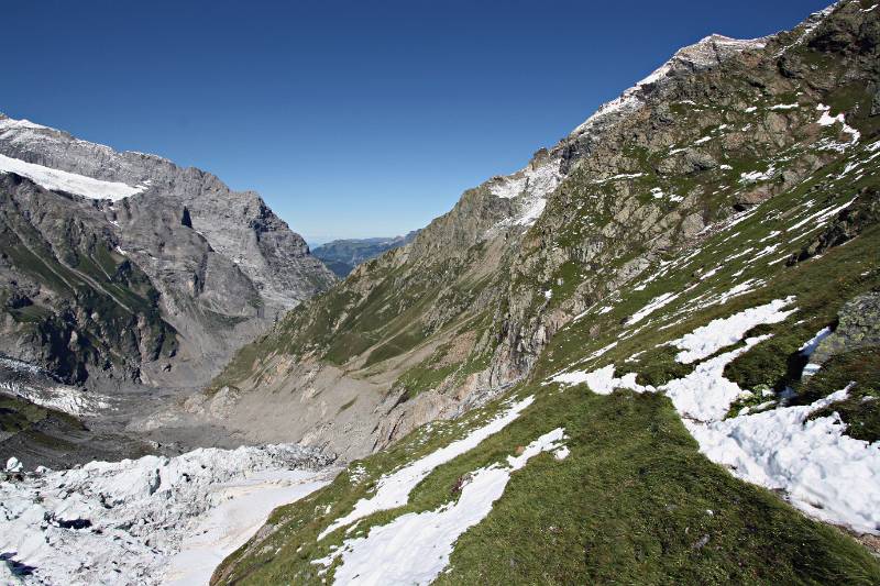 Blick zurück: ziemlich langer Weg wurde schon zurück gelegt