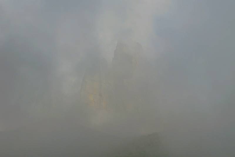 Gr. Spannort hat sicht im Nebel versteckt