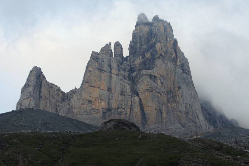 Gr. Spannort am Abend von Spannorthütte aus