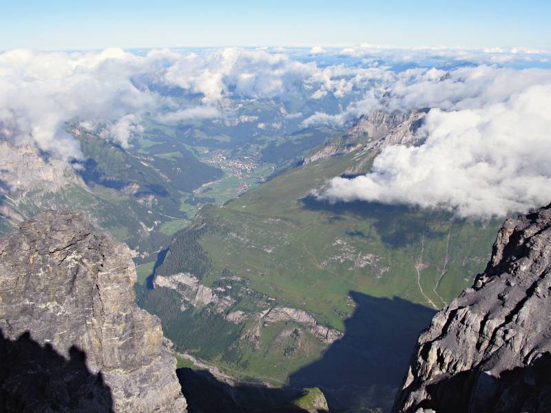 Engelberg vom Gr. Spannort aus: ziemlich weit und ziemlich tief