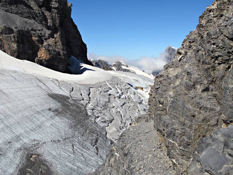 Schöne Spalten vom Glattfirn