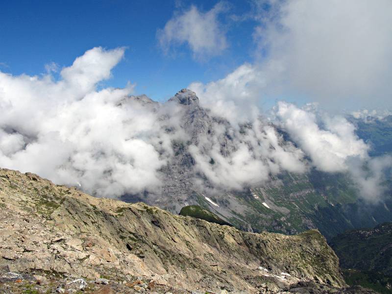 Schöne Aussichten beim Abstieg zur Kröntenhütte