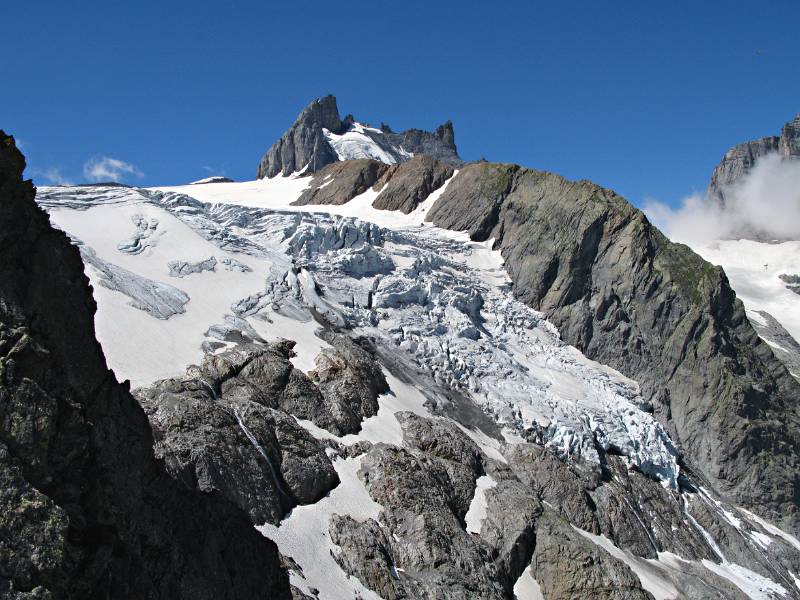 Gr. Spannort und das Ende vom Gletscher