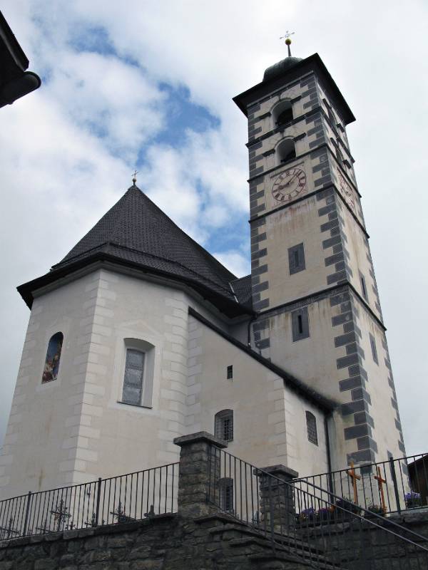 Start der Wanderung in Lumbrein