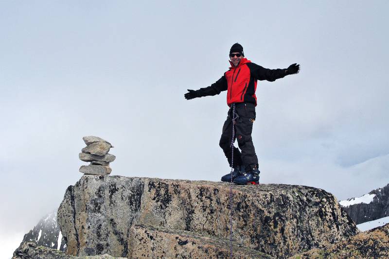 Auf dem Gipel von Chli Bielenhorn