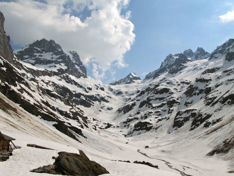 Wendental mit Grassen als Abschluss des Tals