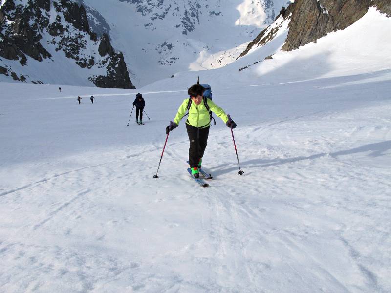 Auf dem Obertalgletscher