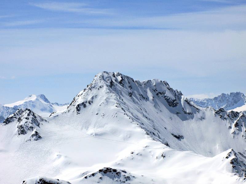 Flüela Wisshorn von Gorihorn aus