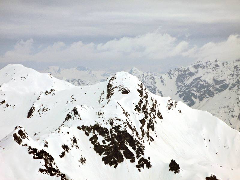 Gorihorn von Flüela Wisshorn aus. Leider die Beleuchtung war nicht günstig