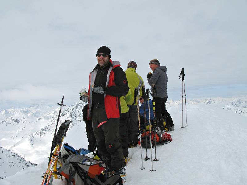 Auf dem Flüela Wisshorn