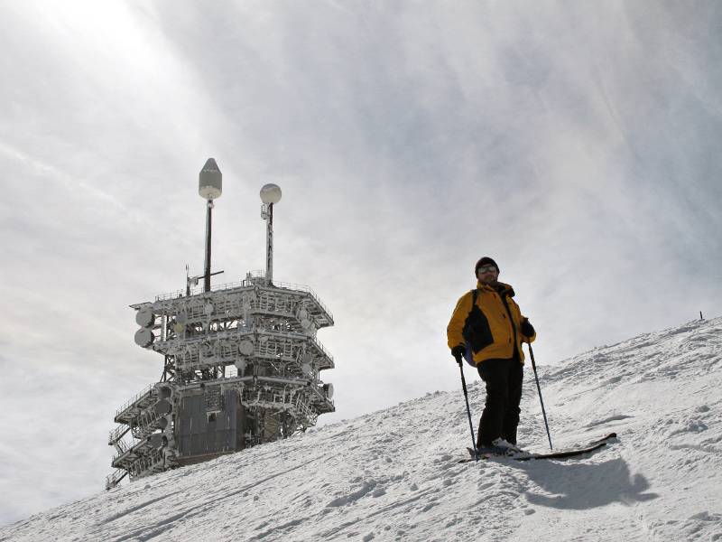 Auf dem Titlisgletscher