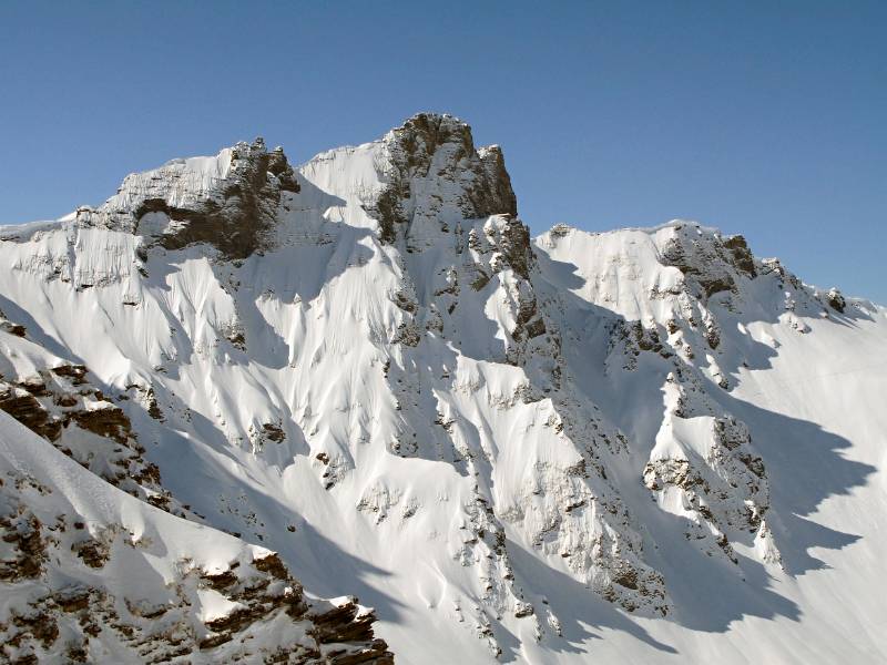 Schönes Licht und Schatten auf dem Türmlihore