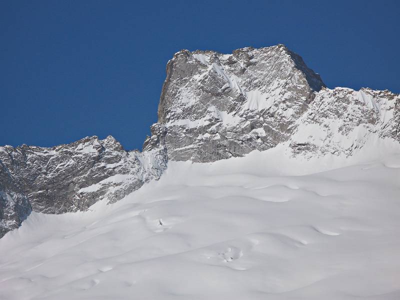 Cima di Castello von Fornogletscher aus