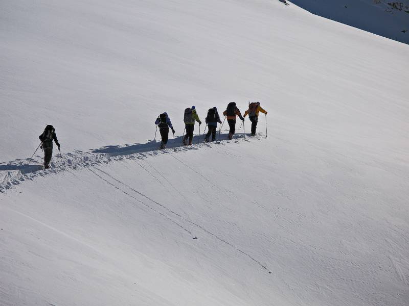 Tiefer Pulverschnee ...