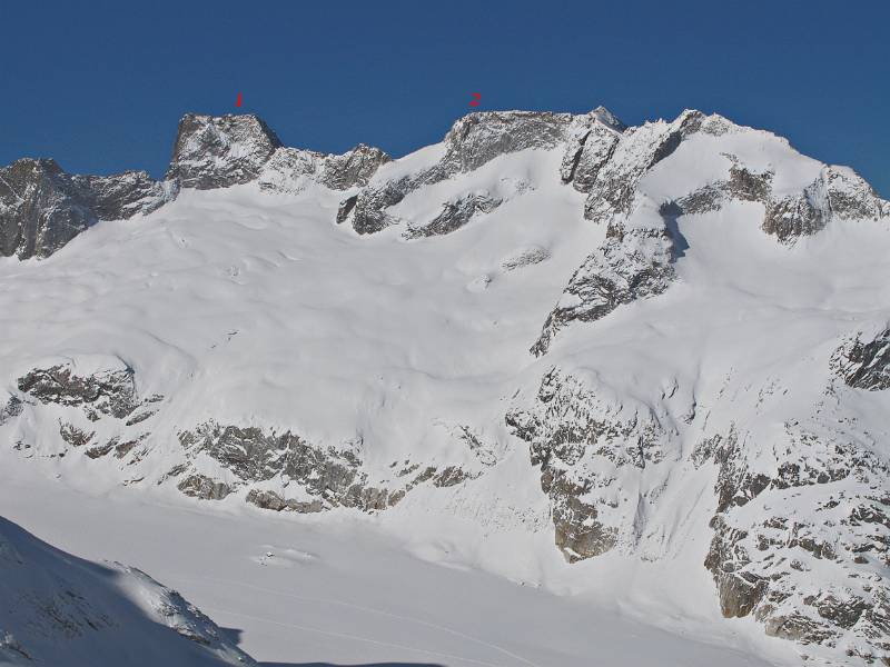 1=Cima di Castello; 2=Cima dal Cantun